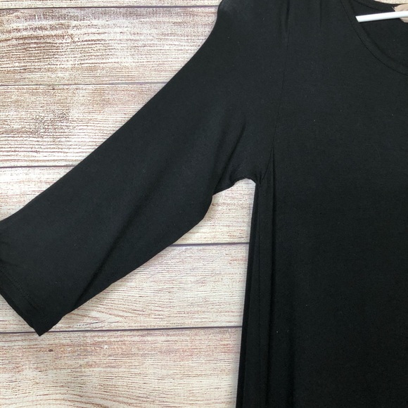 Philosophy Comfy Black High Low Maxi Dress SzM - Picture 3 of 7